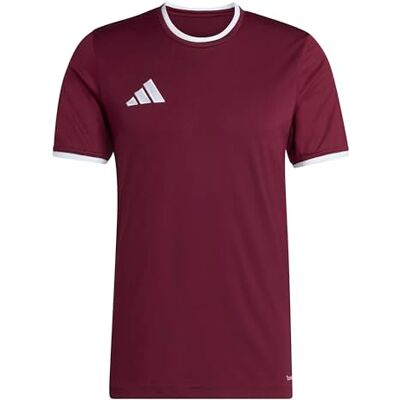 adidas herr Entrada26 Jersey Shirt, team maroon 2/white, XS adidas herr Entrada26 Jersey Shirt, team maroon 2/white, XS
