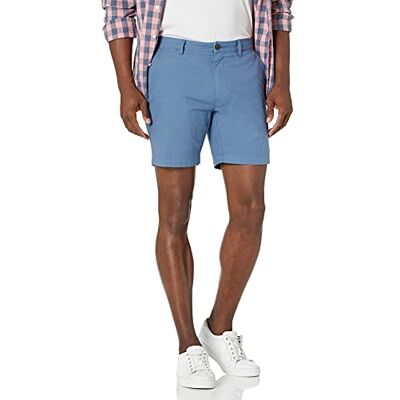 Amazon Essentials lätta och bekväma smala fit oxford-stretchshorts, 18 cm, blå, 34 W Amazon Essentials lätta och bekväma smala fit oxford-stretchshorts, 18 cm, blå, 34 W
