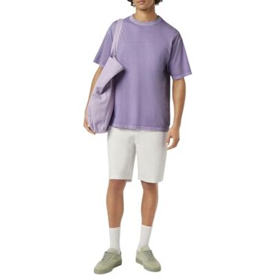 Scotch & Soda Relaxed-Fit 3 Crosses Garment-Dyed T-shirt, Ljus lavendel 650, L Scotch & Soda Relaxed-Fit 3 Crosses Garment-Dyed T-shirt, Ljus lavendel 650, L