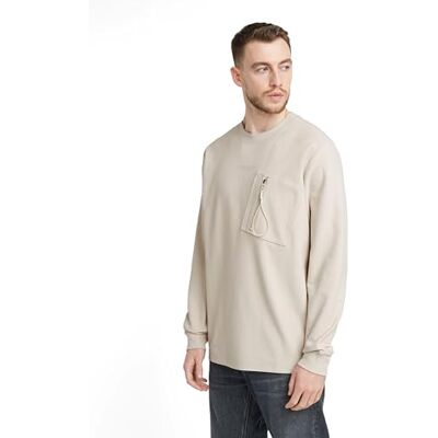 G-STAR RAW Tweeter pkt långärmad, Vit (Whitebait D25167-d617-1603), XXL G-STAR RAW Tweeter pkt långärmad, Vit (Whitebait D25167-d617-1603), XXL