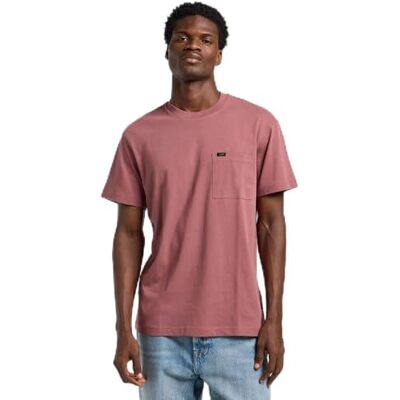 Lee Relaxed Pocket Tee, Henna, L Lee Relaxed Pocket Tee, Henna, L