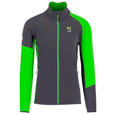 Karpos Santino F.-Z Fleece Asphalt Green Flash Man Karpos Santino F.-Z Fleece Asphalt Green Flash Man