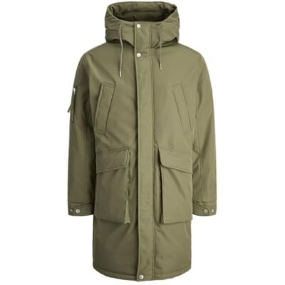 JACK & JONES herr Jorinwood twill Parka, Olive Night, m, OLIVNATT, M JACK & JONES herr Jorinwood twill Parka, Olive Night, m, OLIVNATT, M