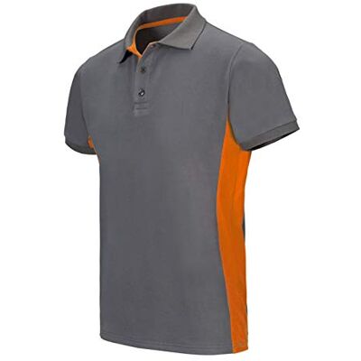 VELILLA 105504; Polo Bicolor Kortärmad; Färg Blå och Storlek, Grå OCH orange, S VELILLA 105504; Polo Bicolor Kortärmad; Färg Blå och Storlek, Grå OCH orange, S