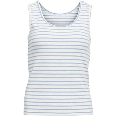 Object Objjamie S/L SLI Tank Top AOP Noos, Vit, XS Object Objjamie S/L SLI Tank Top AOP Noos, Vit, XS