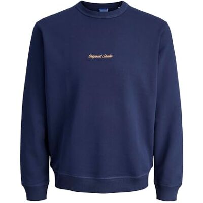 JACK & JONES Jornorrebro Emb Sweat Crew Noos, Ocean Cavern, L JACK & JONES Jornorrebro Emb Sweat Crew Noos, Ocean Cavern, L