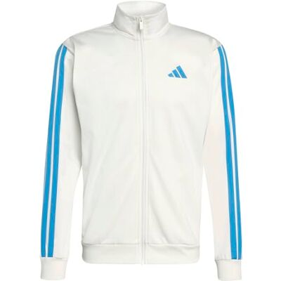 adidas Mezczyzni 3 STRIPES TRICOT REGULAR TRACK TOP, off white, S adidas Mezczyzni 3 STRIPES TRICOT REGULAR TRACK TOP, off white, S