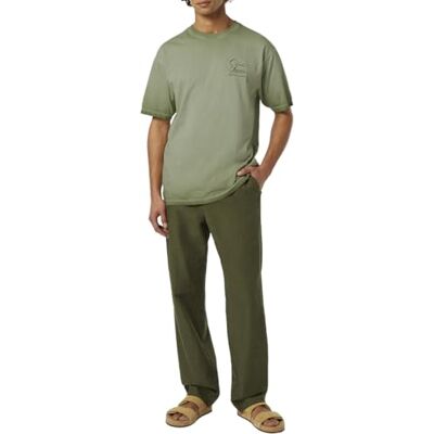 Scotch & Soda mäns avslappnad passform inifrån och ut kallfärgad T-shirt, armé 300, XXL, Armé 300, XXL Scotch & Soda mäns avslappnad passform inifrån och ut kallfärgad T-shirt, armé 300, XXL, Armé 300, XXL