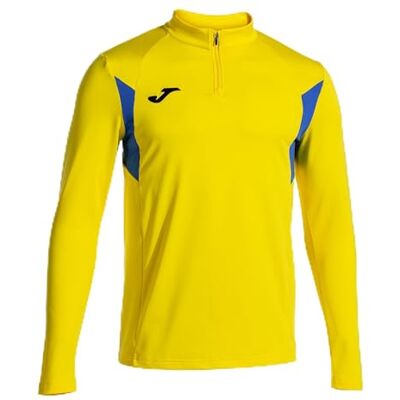 Joma Sweatshirt för män – Winner III – halv dragkedja, kungsgul, 4XS Joma Sweatshirt för män – Winner III – halv dragkedja, kungsgul, 4XS