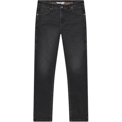 Wrangler herrjeans Larston, Slim Tapered Fit, Tapered Leg, Svart dimma, 34W / 32L Wrangler herrjeans Larston, Slim Tapered Fit, Tapered Leg, Svart dimma, 34W / 32L