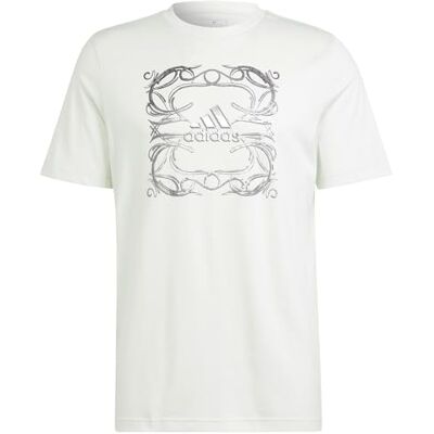 adidas För Män Metallic Graphic Tee, crystal jade, M adidas För Män Metallic Graphic Tee, crystal jade, M