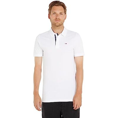 Tommy Jeans Tommy Hilfiger S/S Polos Vit, Vitt, XS Tommy Jeans Tommy Hilfiger S/S Polos Vit, Vitt, XS