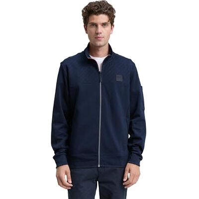 TOM TAILOR Sweatshirt för män, 10668 – himmelskaptensblå, S TOM TAILOR Sweatshirt för män, 10668 – himmelskaptensblå, S