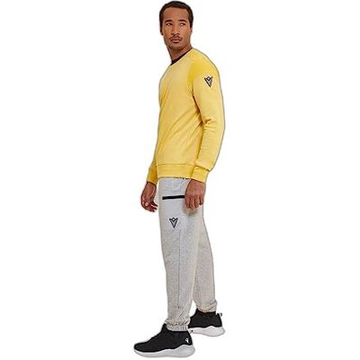 Macron Athleisure Scd Kos Round Neck Sweatshirt Slyellow Man Sweatshirt Macron Athleisure Scd Kos Round Neck Sweatshirt Slyellow Man Sweatshirt