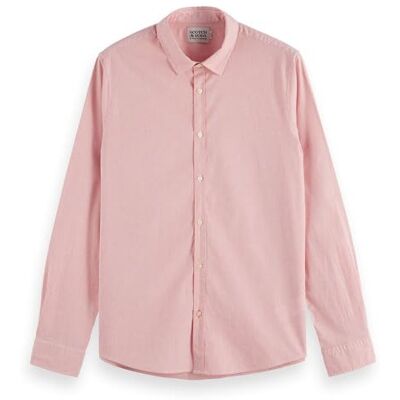 Scotch & Soda Seasonal Essentials Poplin randig skjorta, Rosa ränder 6099, L Scotch & Soda Seasonal Essentials Poplin randig skjorta, Rosa ränder 6099, L