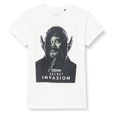 Marvel T-shirt herr, Vitt och blått, XL Marvel T-shirt herr, Vitt och blått, XL
