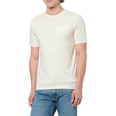 GANT REG Tonal Shield SS T-shirt, Vit, XL GANT REG Tonal Shield SS T-shirt, Vit, XL