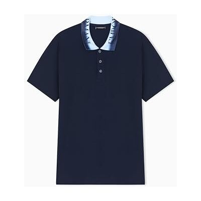 Giorgio Armani Logoband Polo Blå S Giorgio Armani Logoband Polo Blå S