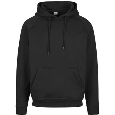 Urban Classics Blank Hoody för män, svart, XL Urban Classics Blank Hoody för män, svart, XL