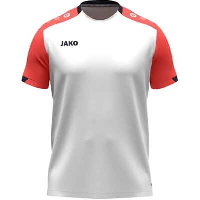 JAKO Barnens T-Shirt Dynamic, vit/korall/marinblå, 152 JAKO Barnens T-Shirt Dynamic, vit/korall/marinblå, 152