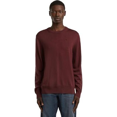 G-STAR Herr Premium Core R Stickad Pullover Sweater, Röd (Port Red D27686-b692-4608), XS, Röd (Port Red D27686-b692-4608), XS G-STAR Herr Premium Core R Stickad Pullover Sweater, Röd (Port Red D27686-b692-4608), XS, Röd (Port Red D27686-b692-4608), XS