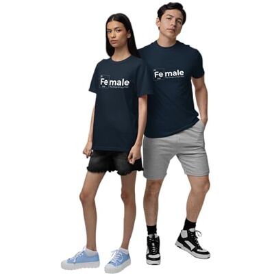 REPUBLIC OF CALIFORNIA Unisex URCTS016-XXL-NA Female-The-Original-Iron-Man-T-shirt Navy, XXL, Marin, XXL REPUBLIC OF CALIFORNIA Unisex URCTS016-XXL-NA Female-The-Original-Iron-Man-T-shirt Navy, XXL, Marin, XXL