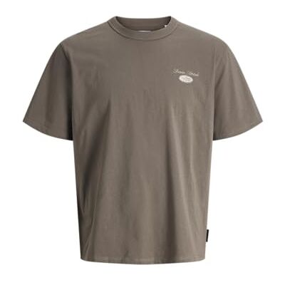JACK & JONES Jjedover Graphic Tee Ss Crew Neck Sn Pls – Plus Size, Falk, 5XL JACK & JONES Jjedover Graphic Tee Ss Crew Neck Sn Pls – Plus Size, Falk, 5XL