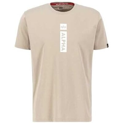 Alpha Industries Alpha Pp T-Shirt För Män Vintage Sand Alpha Industries Alpha Pp T-Shirt För Män Vintage Sand