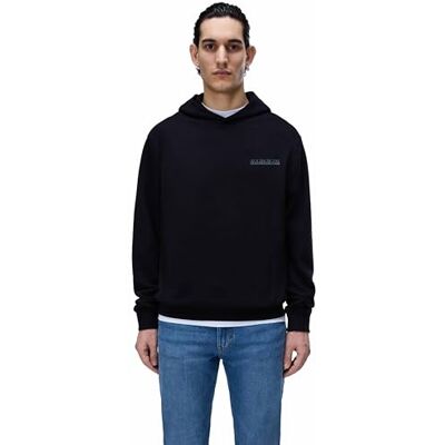 Napapijri Benar huvtröja svart, Svart skönhet, 3XL Napapijri Benar huvtröja svart, Svart skönhet, 3XL