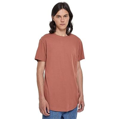 Urban Classics herr T-tröja Shaped Long Tee, Terrakotta, M Urban Classics herr T-tröja Shaped Long Tee, Terrakotta, M
