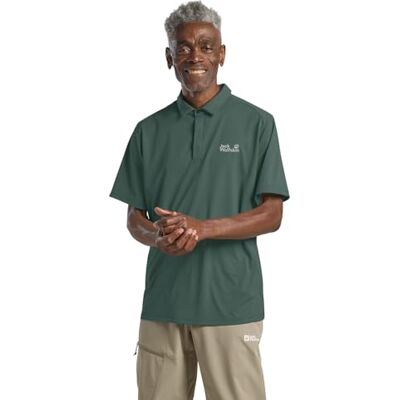 Jack Wolfskin DELGAMI Polo M, sago palm, XXL Jack Wolfskin DELGAMI Polo M, sago palm, XXL