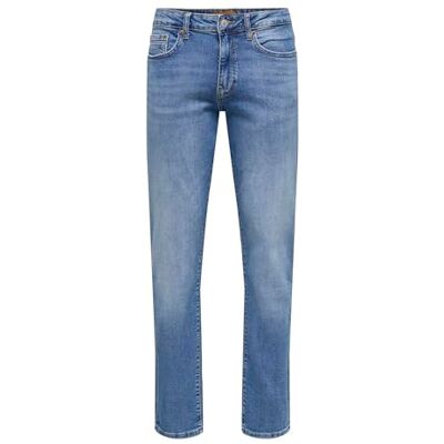 Only & Sons Onsweft Reg. Jax Lmb 6817 Tai DNM Noos, Ljus medium blå denim, 36W / 34L Only & Sons Onsweft Reg. Jax Lmb 6817 Tai DNM Noos, Ljus medium blå denim, 36W / 34L