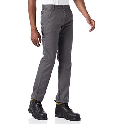 Dickies – byxor för män, anka snickarbyxor, normal passform, Sten tvätt grå, 40W X 32L Dickies – byxor för män, anka snickarbyxor, normal passform, Sten tvätt grå, 40W X 32L