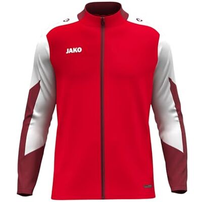 JAKO Unisex polyesterjacka Dynamic, röd/vit/mörkröd, 3XL JAKO Unisex polyesterjacka Dynamic, röd/vit/mörkröd, 3XL