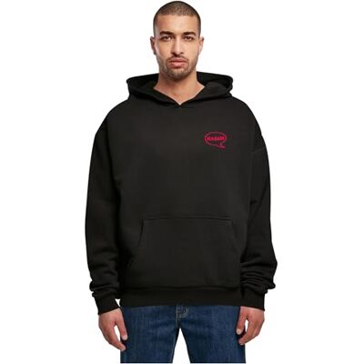 MERCHCODE Huvtröja för män, 100 procent bomull, svart, XXL, svart, XXL MERCHCODE Huvtröja för män, 100 procent bomull, svart, XXL, svart, XXL
