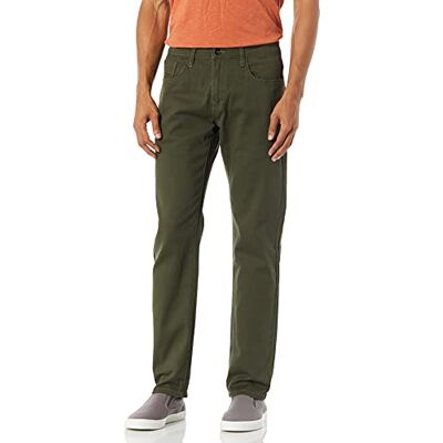 Southpole Mäns Flex Stretch Basic Twill och Rinse denim byxor jeans, Olive Skinny, 29W X 30L Southpole Mäns Flex Stretch Basic Twill och Rinse denim byxor jeans, Olive Skinny, 29W X 30L