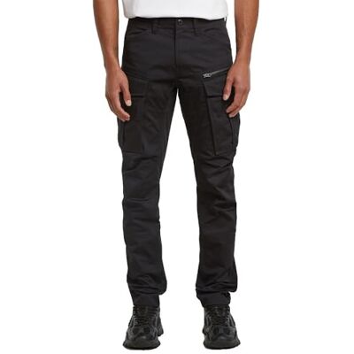 G-STAR RAW G-STAR Rovic Zip 3D Regular Tapered Byxor, Svart (Dk Black D02190-e064-6484), 29W / 32L G-STAR RAW G-STAR Rovic Zip 3D Regular Tapered Byxor, Svart (Dk Black D02190-e064-6484), 29W / 32L