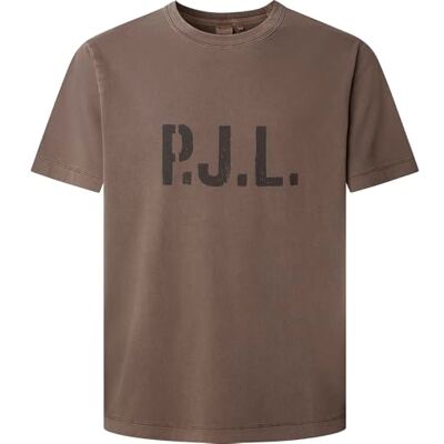Pepe Jeans herr THYSSEN T-Shirt, brun (mörkbrun), M, Brun (mörkbrun), M Pepe Jeans herr THYSSEN T-Shirt, brun (mörkbrun), M, Brun (mörkbrun), M