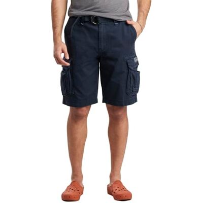 UNIONBAY Survivor cargoshorts för herr, med bälte, normal- och stor- och långstorlekar, 52 UNIONBAY Survivor cargoshorts för herr, med bälte, normal- och stor- och långstorlekar, 52
