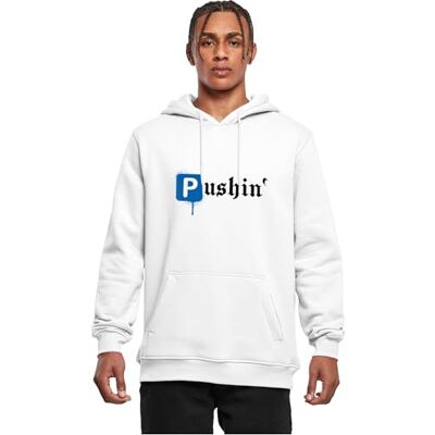 Tee herr Pushin P hoodie, Vit, L Tee herr Pushin P hoodie, Vit, L