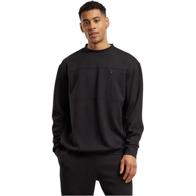 URBAN CLASSICS Scuba Zip Pocket Crew - Avslappnad tröja URBAN CLASSICS Scuba Zip Pocket Crew - Avslappnad tröja