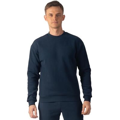 Carlheim Men's Sweatshirt Hudson Branded, Navy, Medium Carlheim Men's Sweatshirt Hudson Branded, Navy, Medium