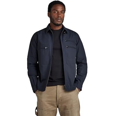 G-STAR RAW Waka overshirt, Blå (salute D24295-D213-C742), M G-STAR RAW Waka overshirt, Blå (salute D24295-D213-C742), M