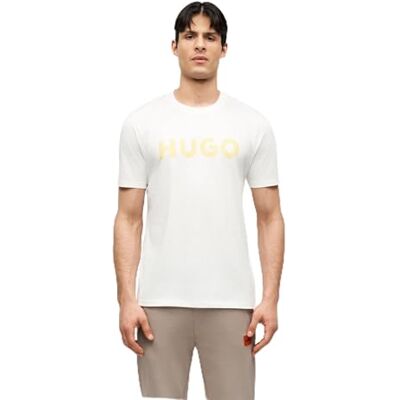 HUGO T-shirt för män, Naturlig 103, M HUGO T-shirt för män, Naturlig 103, M