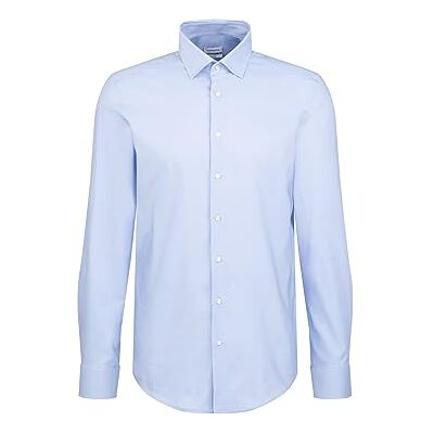 Seidensticker Extra slim fit långärmad skjorta för män, Ljusblå, 40 SE Seidensticker Extra slim fit långärmad skjorta för män, Ljusblå, 40 SE