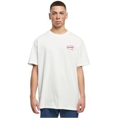 MERCHCODE Herr T-shirt MR Kebab tung oversize te, överdimensionerad passform, 100% bomull, Blancwhite, L MERCHCODE Herr T-shirt MR Kebab tung oversize te, överdimensionerad passform, 100% bomull, Blancwhite, L