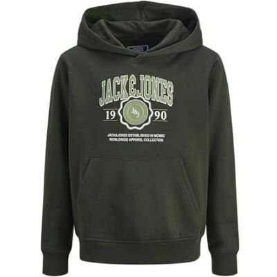 JACK & JONES Sweat Hood Jnr Jjmako-sweatshirt med huva, duffeljacka, 140 herr, duffelväska, 140 JACK & JONES Sweat Hood Jnr Jjmako-sweatshirt med huva, duffeljacka, 140 herr, duffelväska, 140