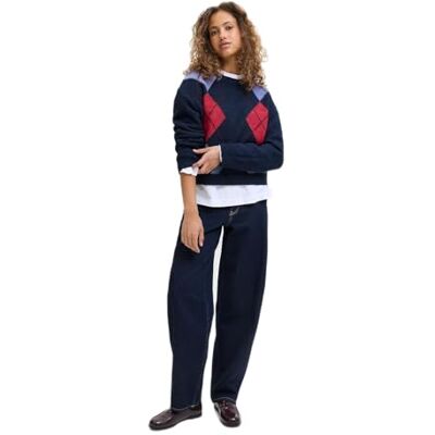 JACK & JONES Jxharvi Crew Neck Knit, naval academy, XS JACK & JONES Jxharvi Crew Neck Knit, naval academy, XS
