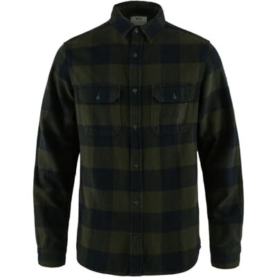 Fjällräven FJALLRAVEN 82978-662-555 Övik Heavy Flannel Shirt M T-shirt herr djup skog-mörk marinblå storlek S, Deep Forest-dark Navy, S Fjällräven FJALLRAVEN 82978-662-555 Övik Heavy Flannel Shirt M T-shirt herr djup skog-mörk marinblå storlek S, Deep Forest-dark Navy, S