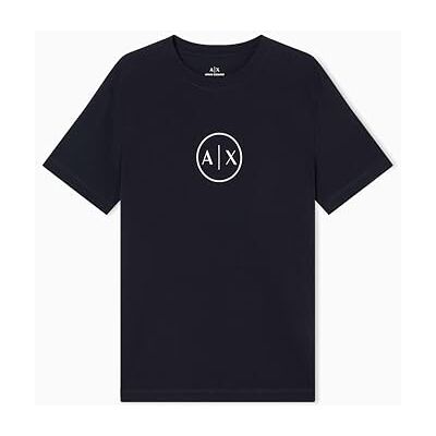 Giorgio Armani herr kortärmad rund krage cirkellogotyp T-shirt blå XS, djup marin, XS Giorgio Armani herr kortärmad rund krage cirkellogotyp T-shirt blå XS, djup marin, XS